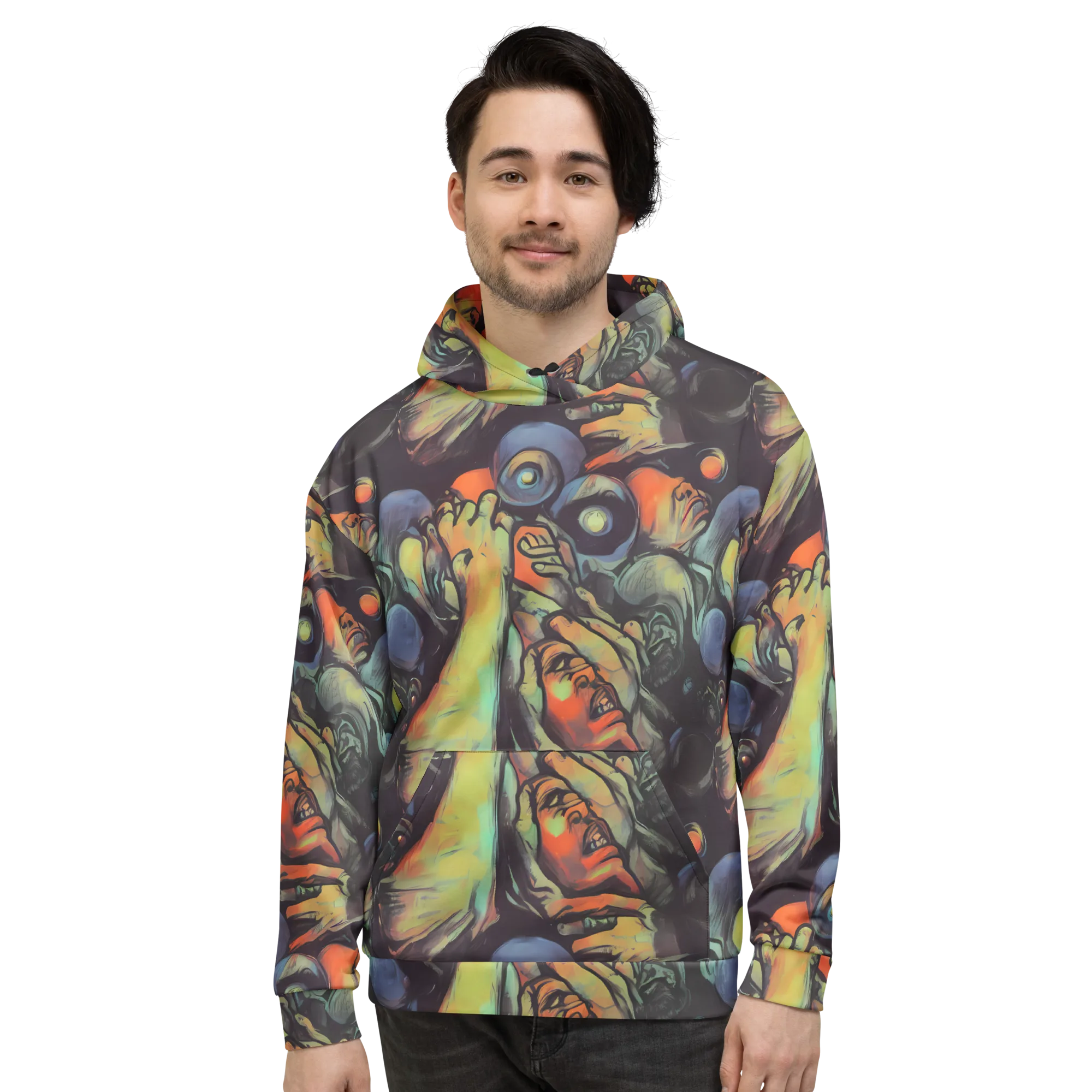 Cosmic Scream on Hoodie — Front