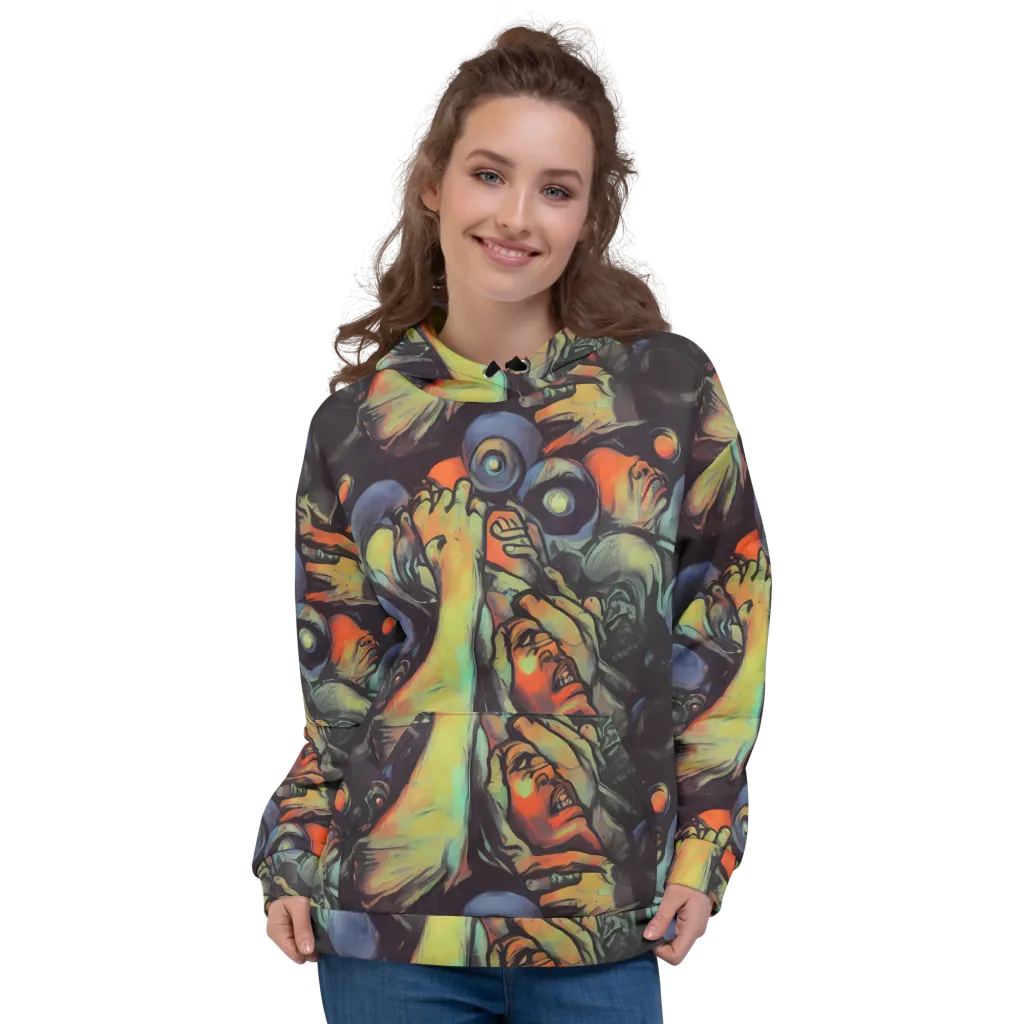 Cosmic Scream on Hoodie — Front