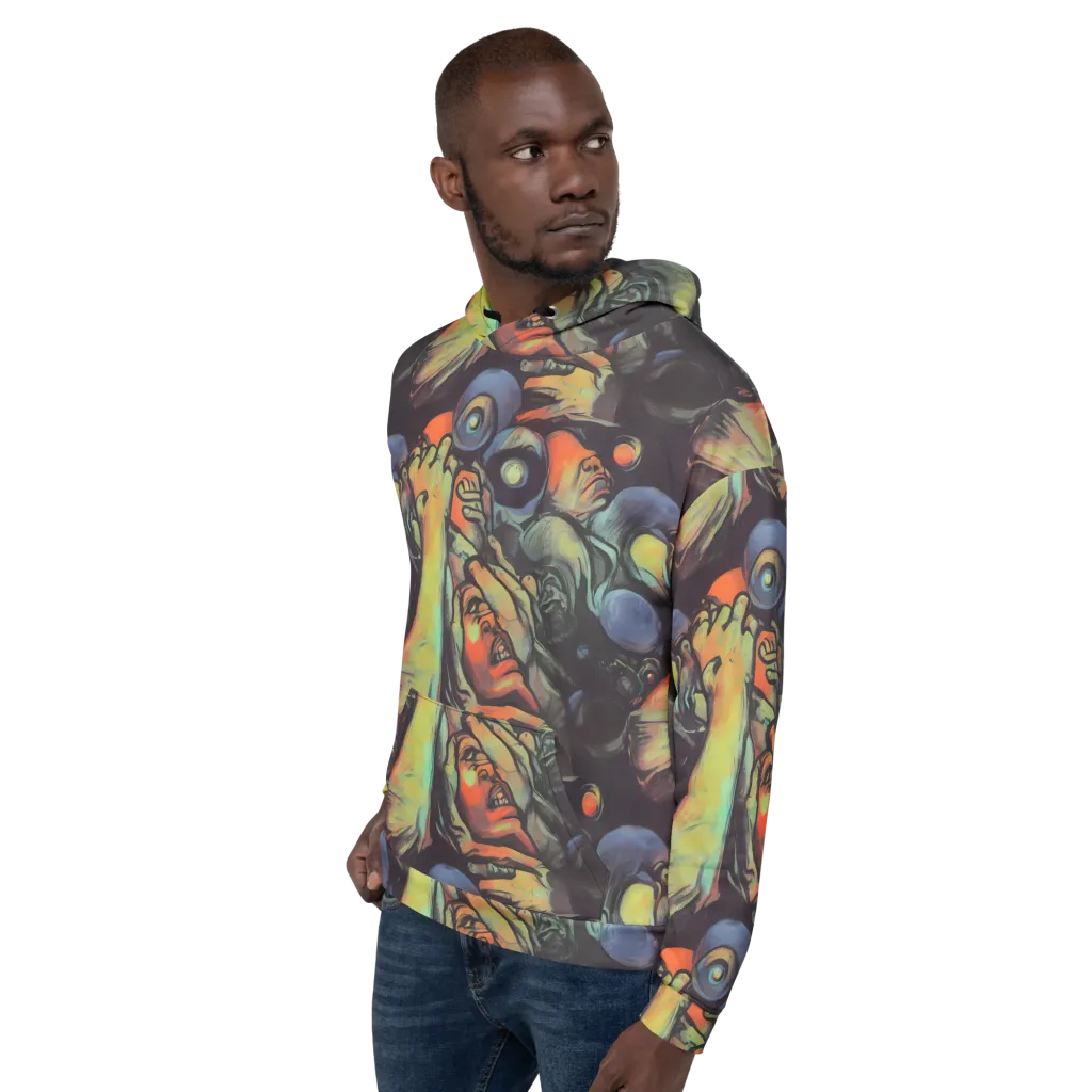 Cosmic Scream on Hoodie — Left