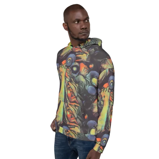 Cosmic Scream on a Hoodie