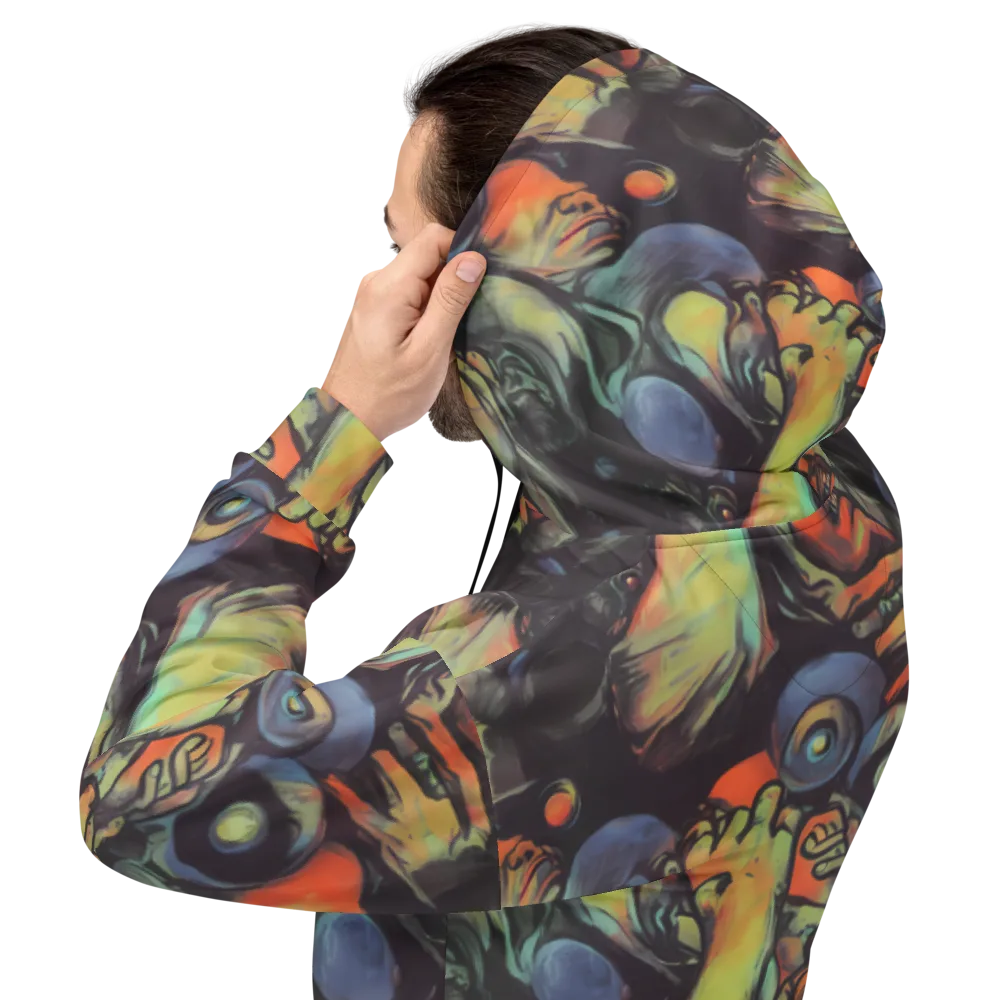 Cosmic Scream on Hoodie — Back