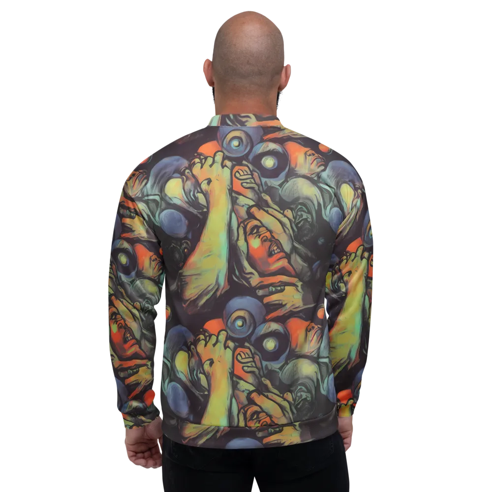 Cosmic Scream on Bomber Jacket — Back