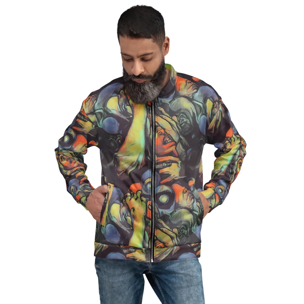 Cosmic Scream on Bomber Jacket — Front