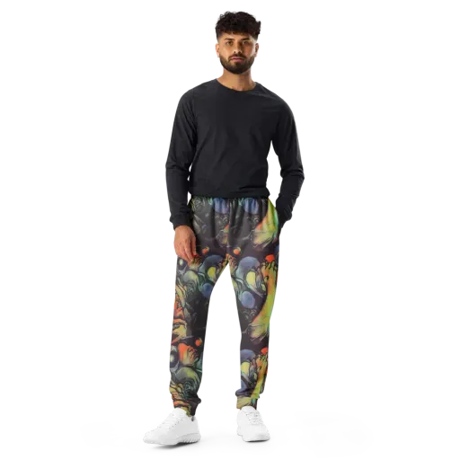 Cosmic Scream on a Men's Joggers