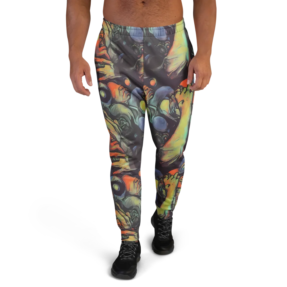 Cosmic Scream on Men's Joggers — Front