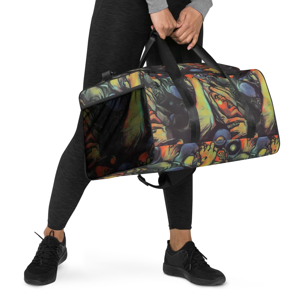 Cosmic Scream on Duffle Bag — Right Front