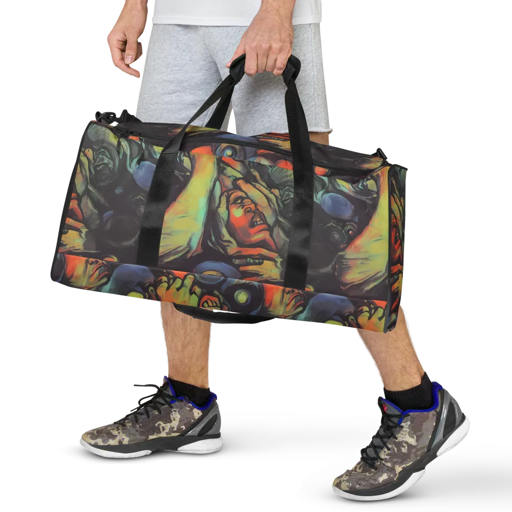 Cosmic Scream on Duffle Bag — Front