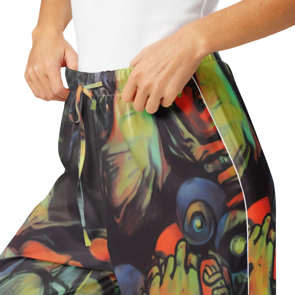 Cosmic Scream on Women's Pajama Pants — Product details