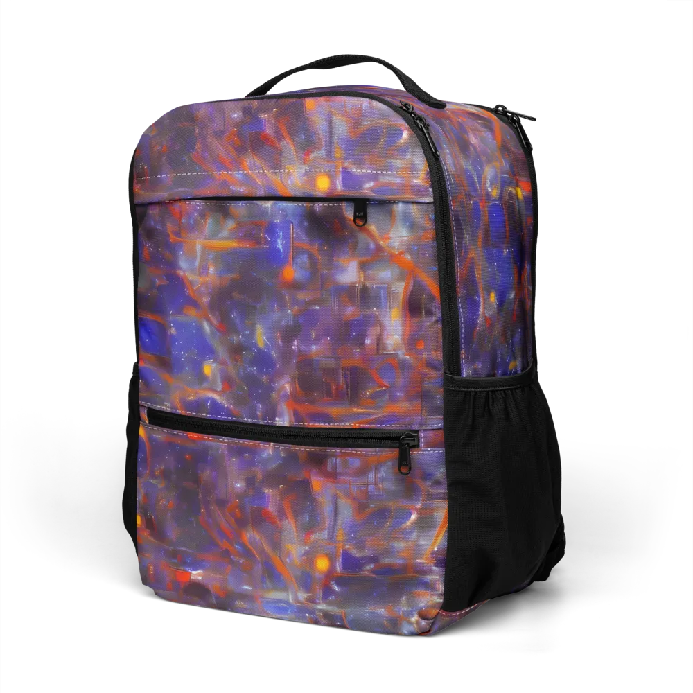 Chromatic Frenzy on Utility Backpack — Left Front