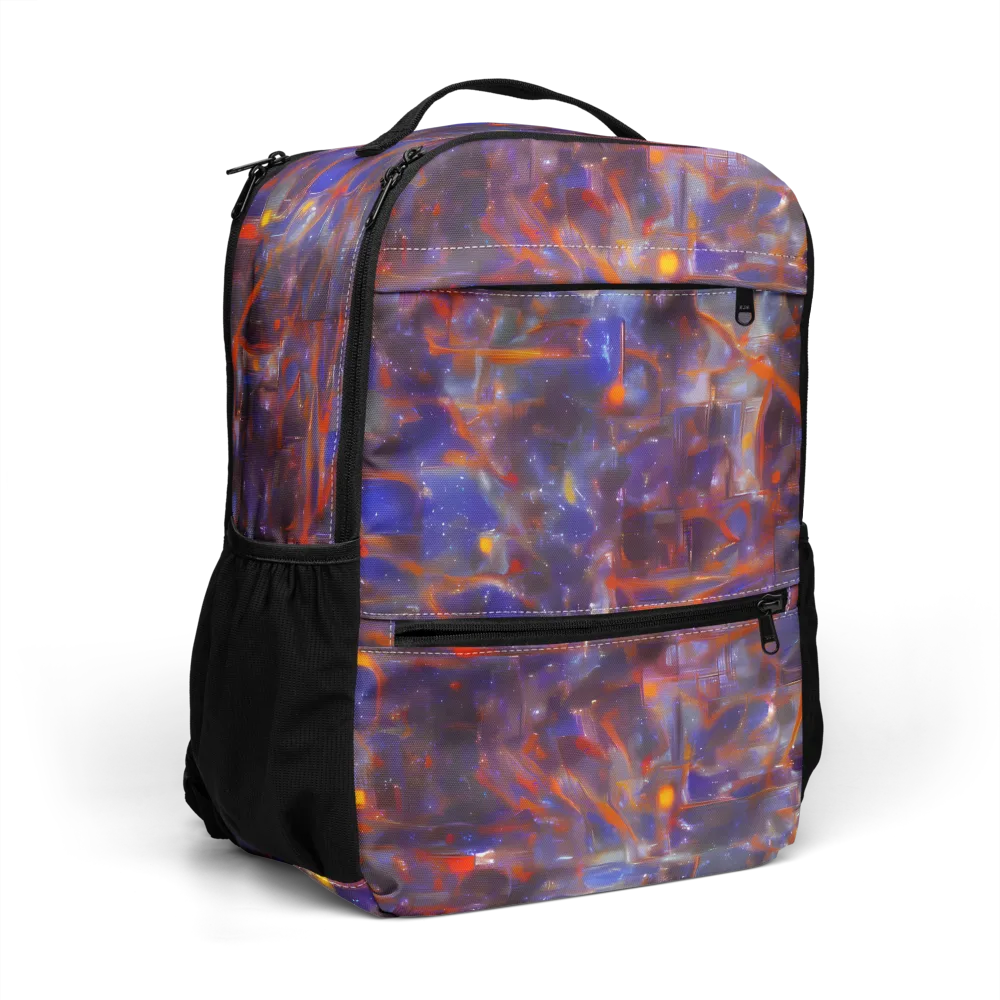 Chromatic Frenzy on Utility Backpack — Right Front