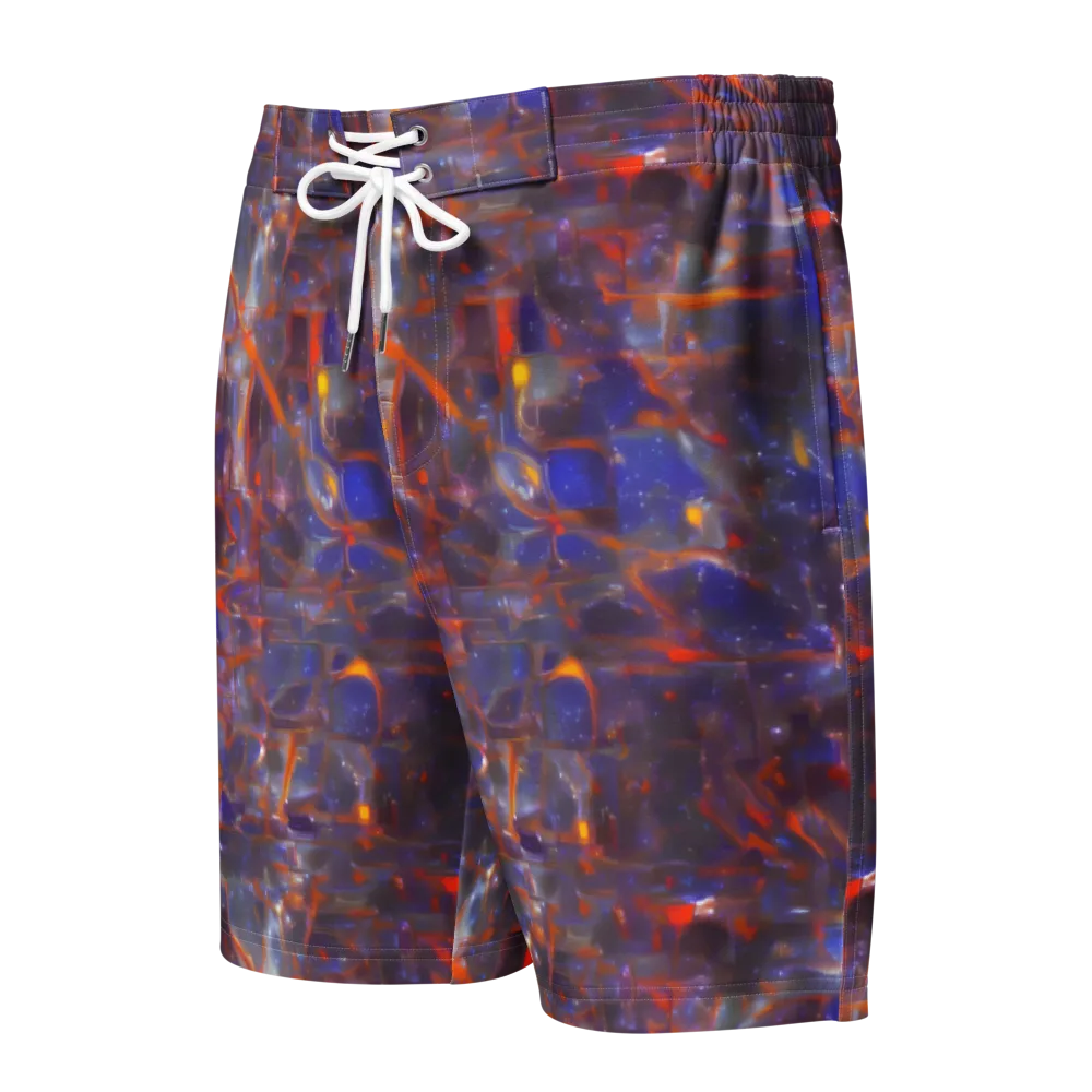 Chromatic Frenzy on Men's Board Shorts — Front