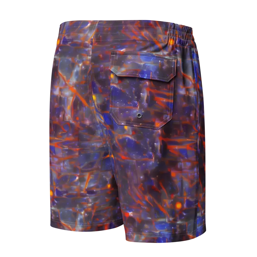 Chromatic Frenzy on Men's Board Shorts — Back