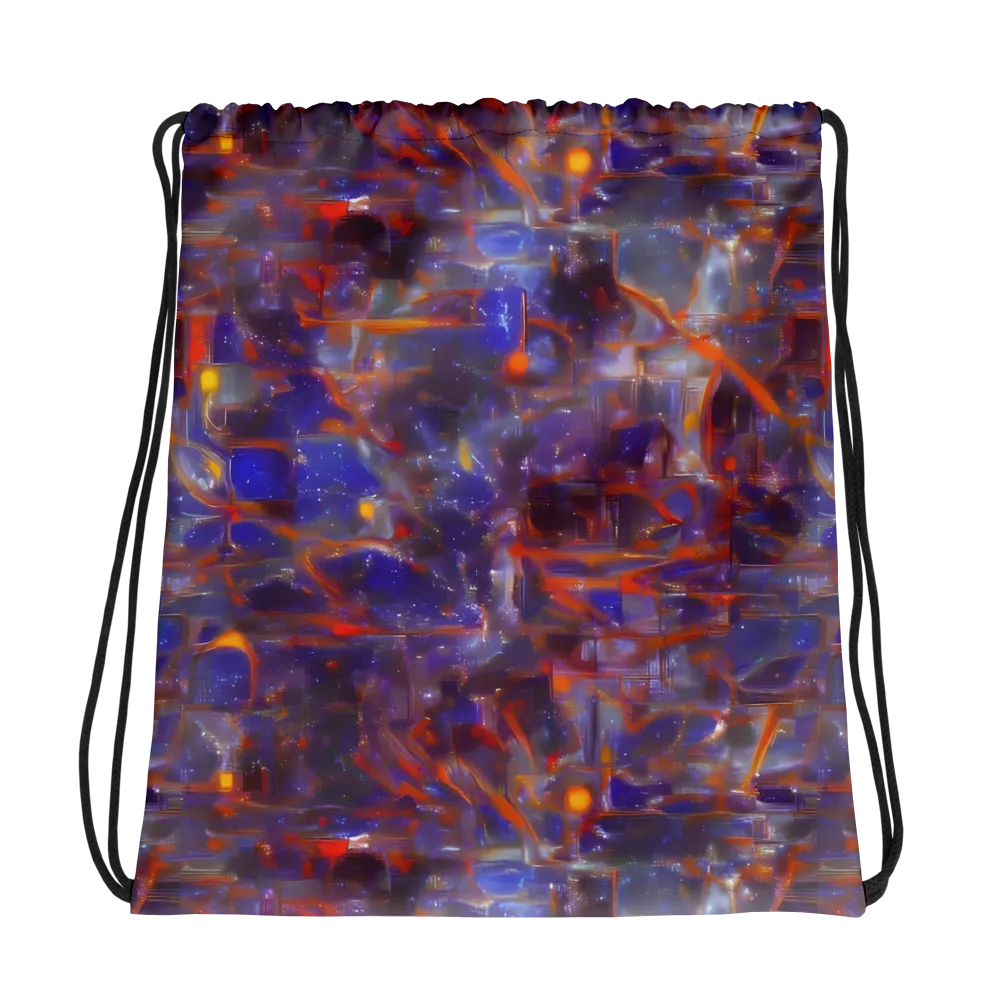 Chromatic Frenzy on Drawstring Bag — Photo