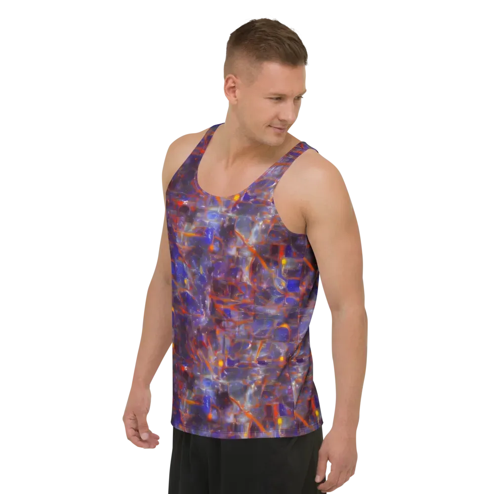 Chromatic Frenzy on Men's Tank Top — Left Front