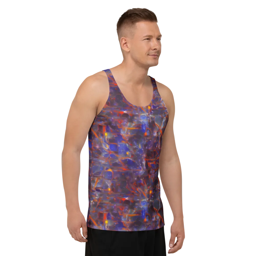 Chromatic Frenzy on Men's Tank Top — Right Front
