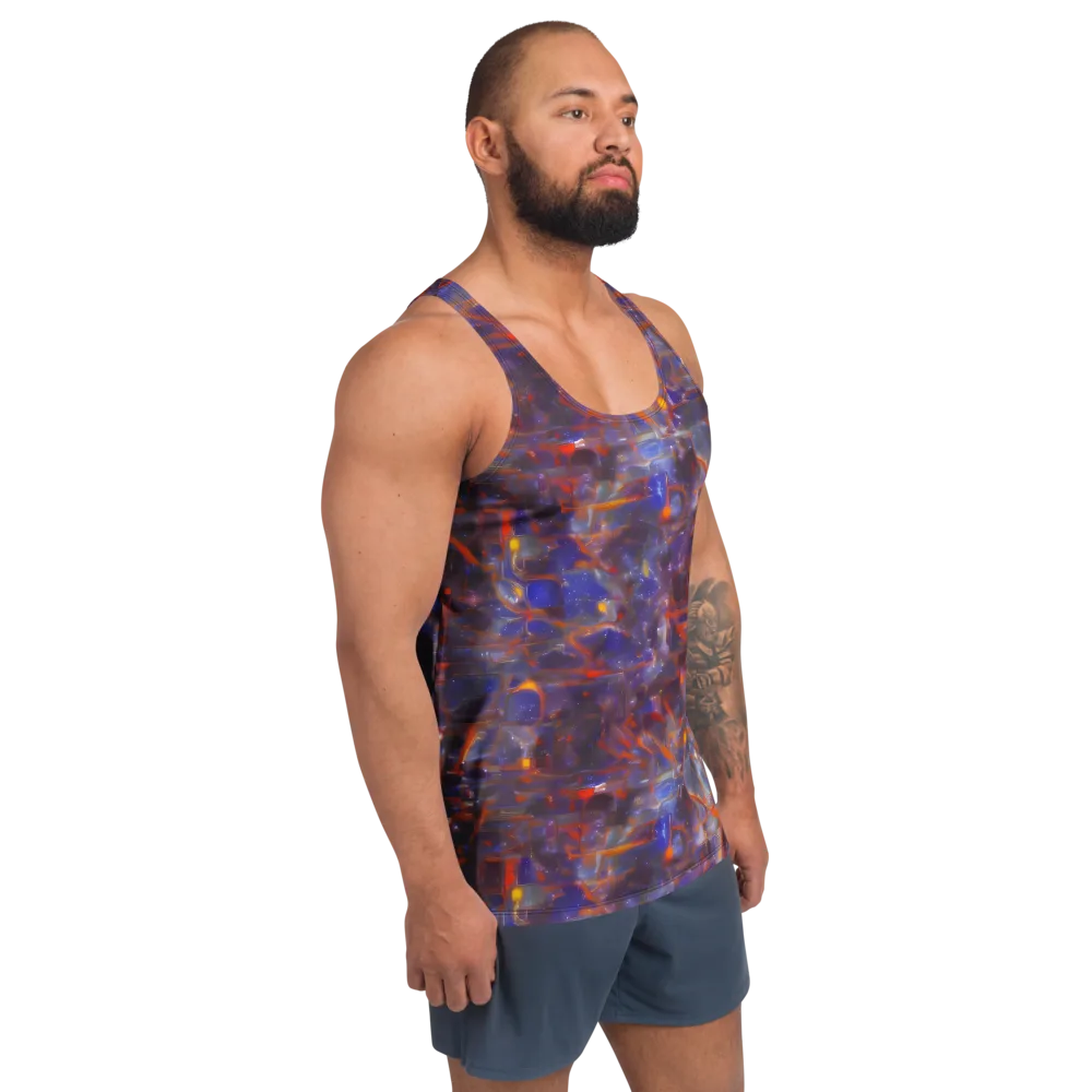 Chromatic Frenzy on Men's Tank Top — Right Front
