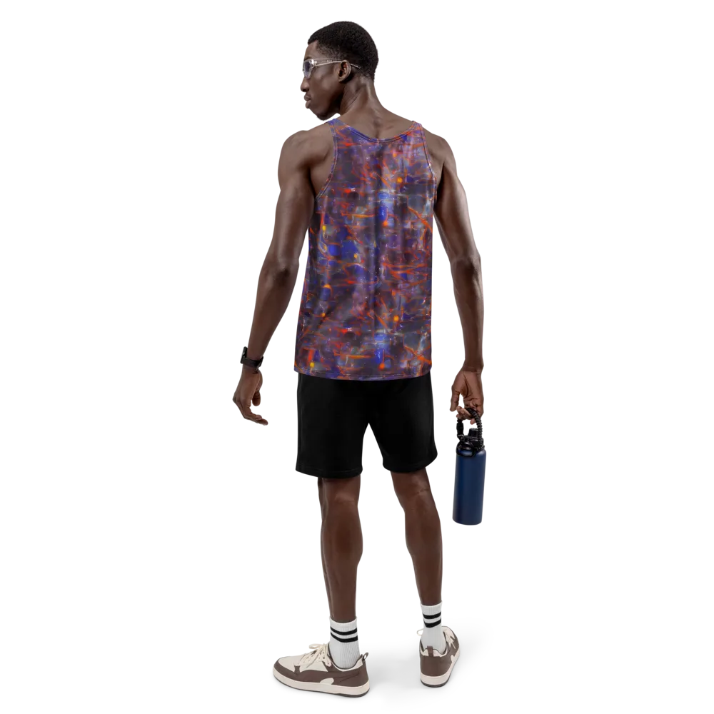 Chromatic Frenzy on Men's Tank Top — Back