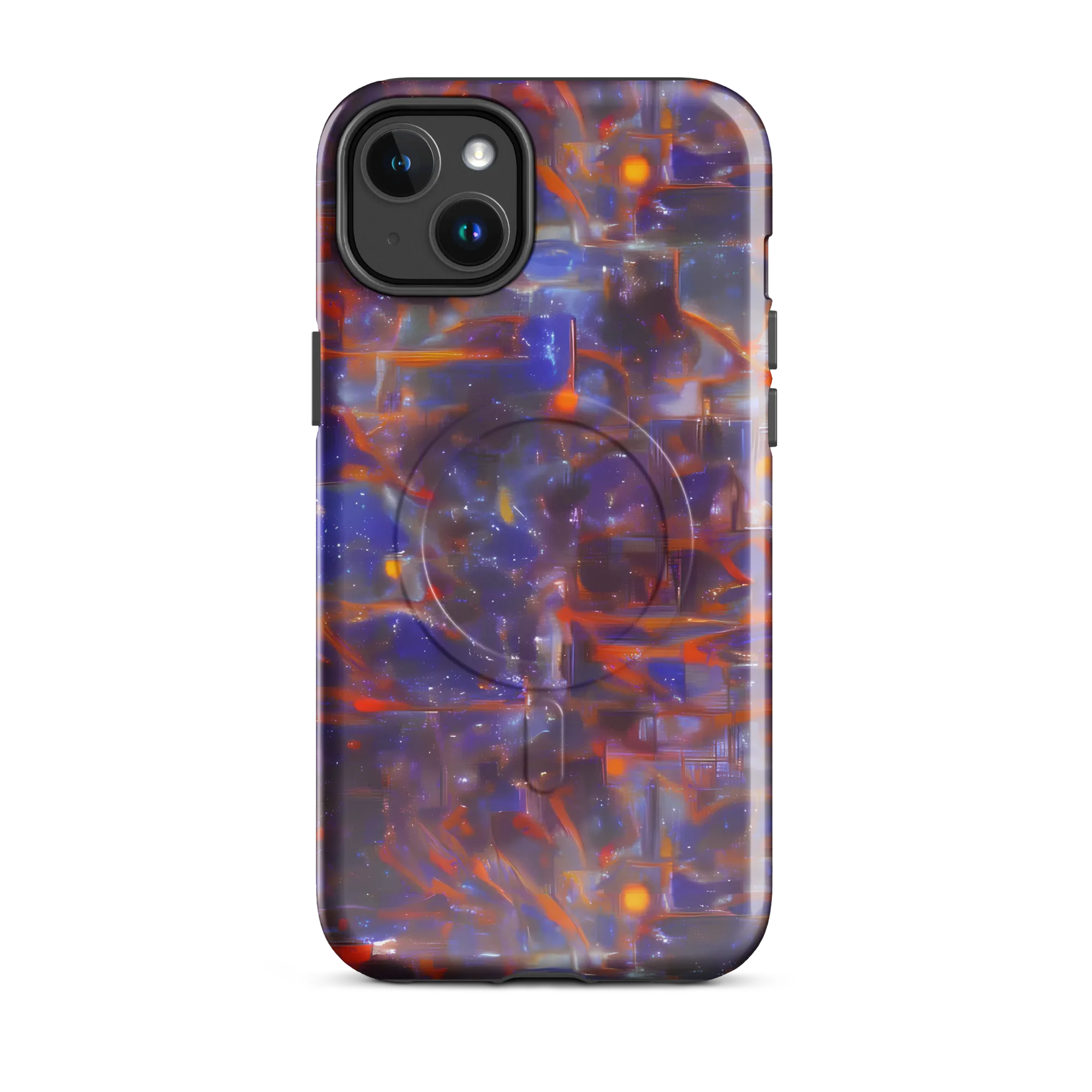Chromatic Frenzy on MagSafe Tough Case for iPhone® — Front