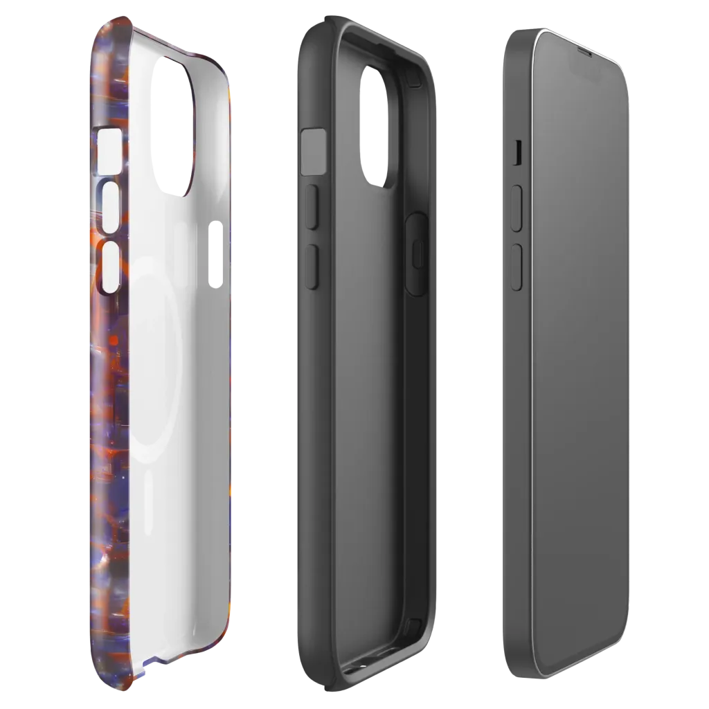 Chromatic Frenzy on MagSafe Tough Case for iPhone® — Front