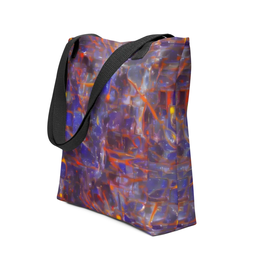 Chromatic Frenzy on Tote Bag — Front
