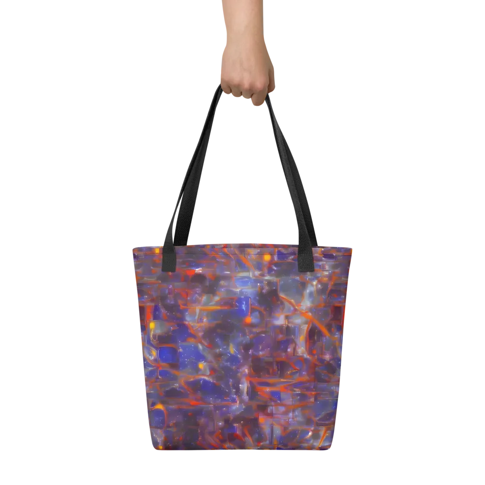 Chromatic Frenzy on Tote Bag — Front