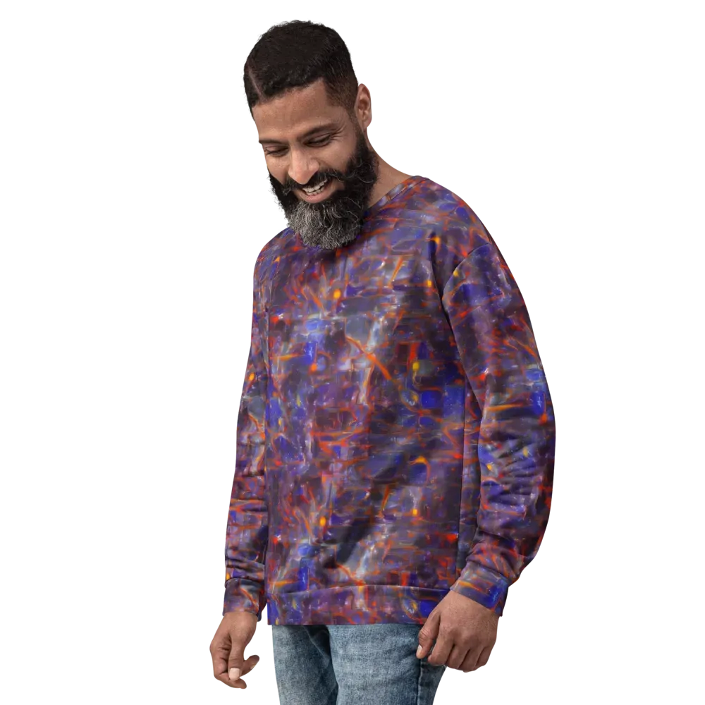 Chromatic Frenzy on Sweatshirt — Left Front