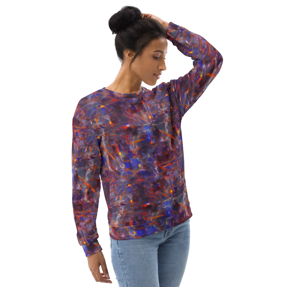 Chromatic Frenzy on Sweatshirt — Right Front