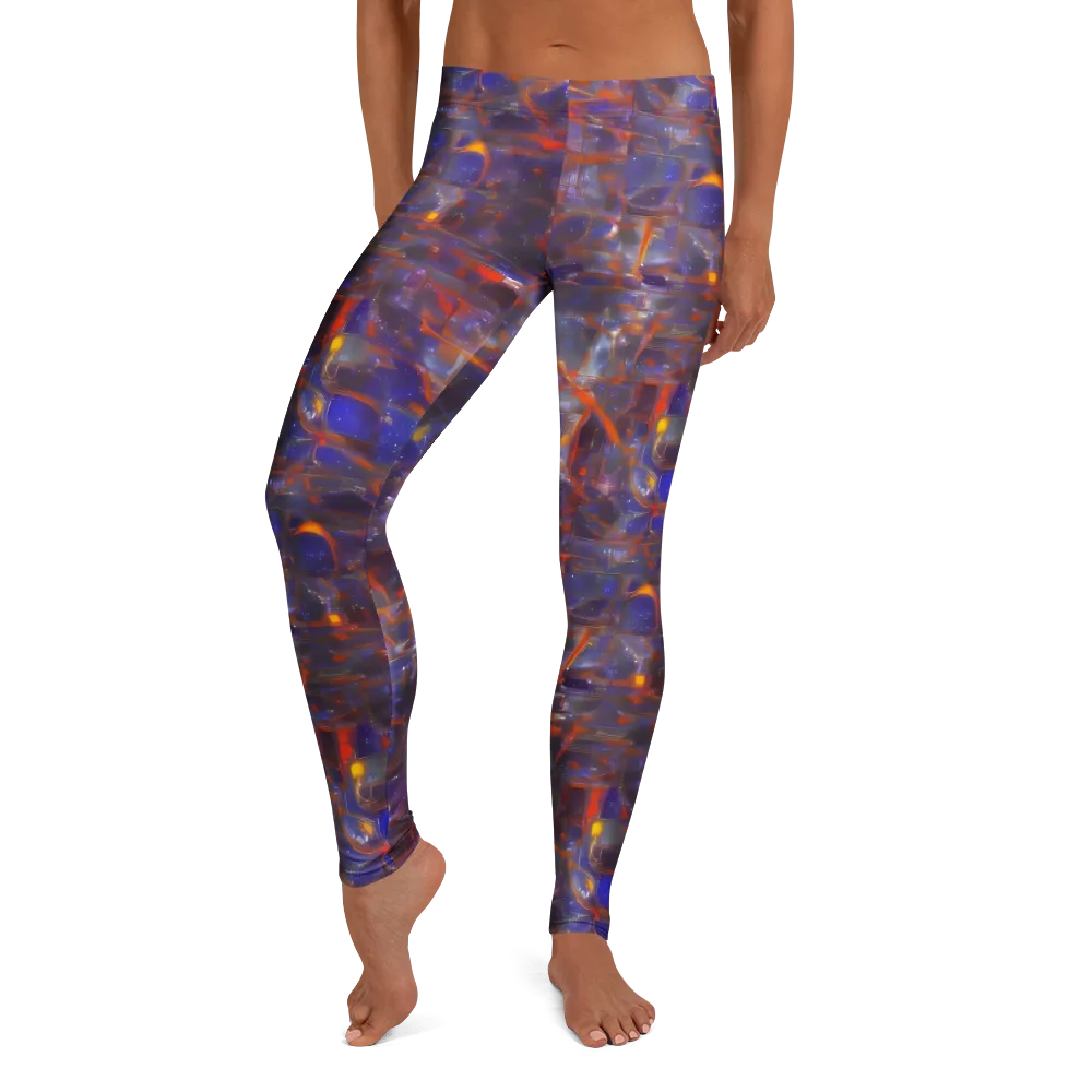 Chromatic Frenzy on Leggings — Front