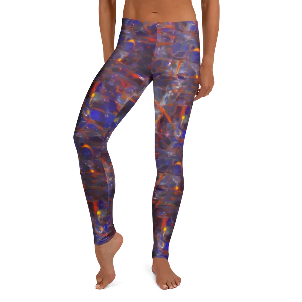 Chromatic Frenzy on Leggings — Front