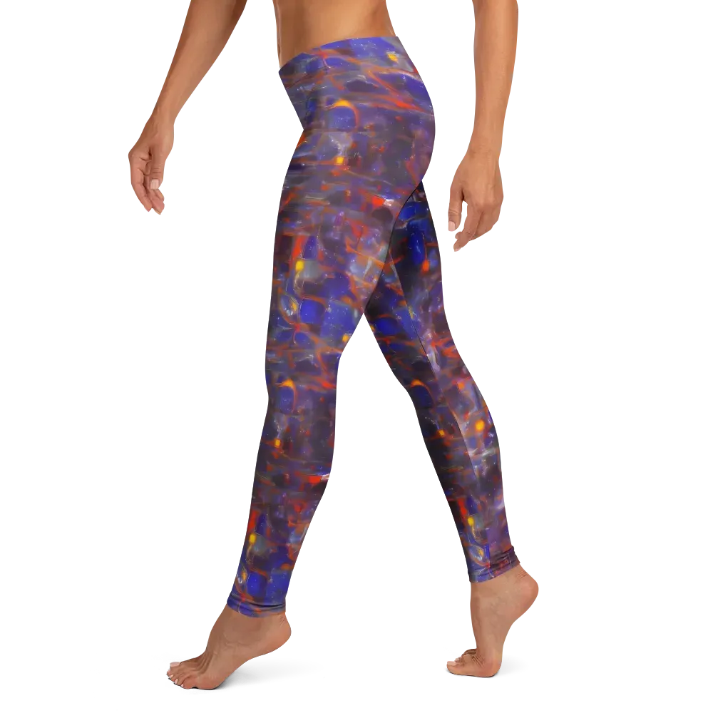 Chromatic Frenzy on Leggings — Left