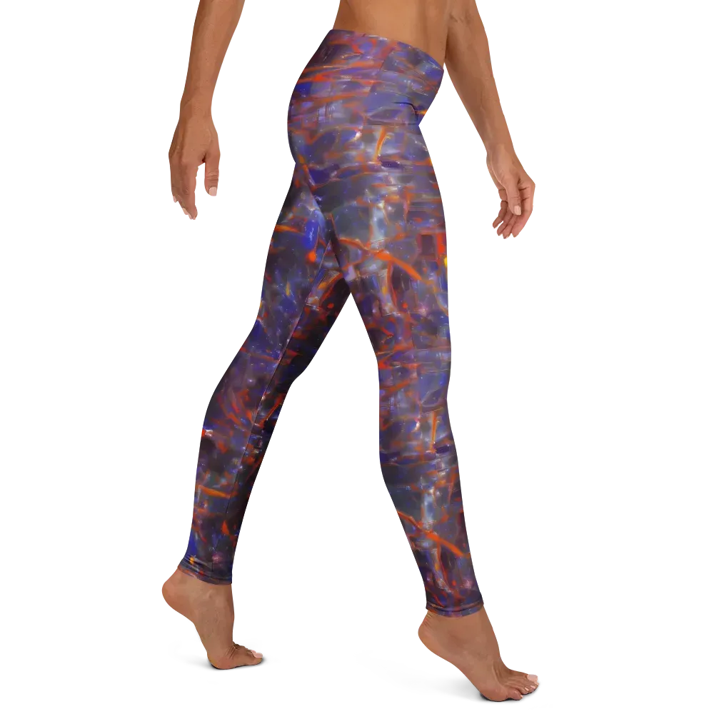 Chromatic Frenzy on Leggings — Right