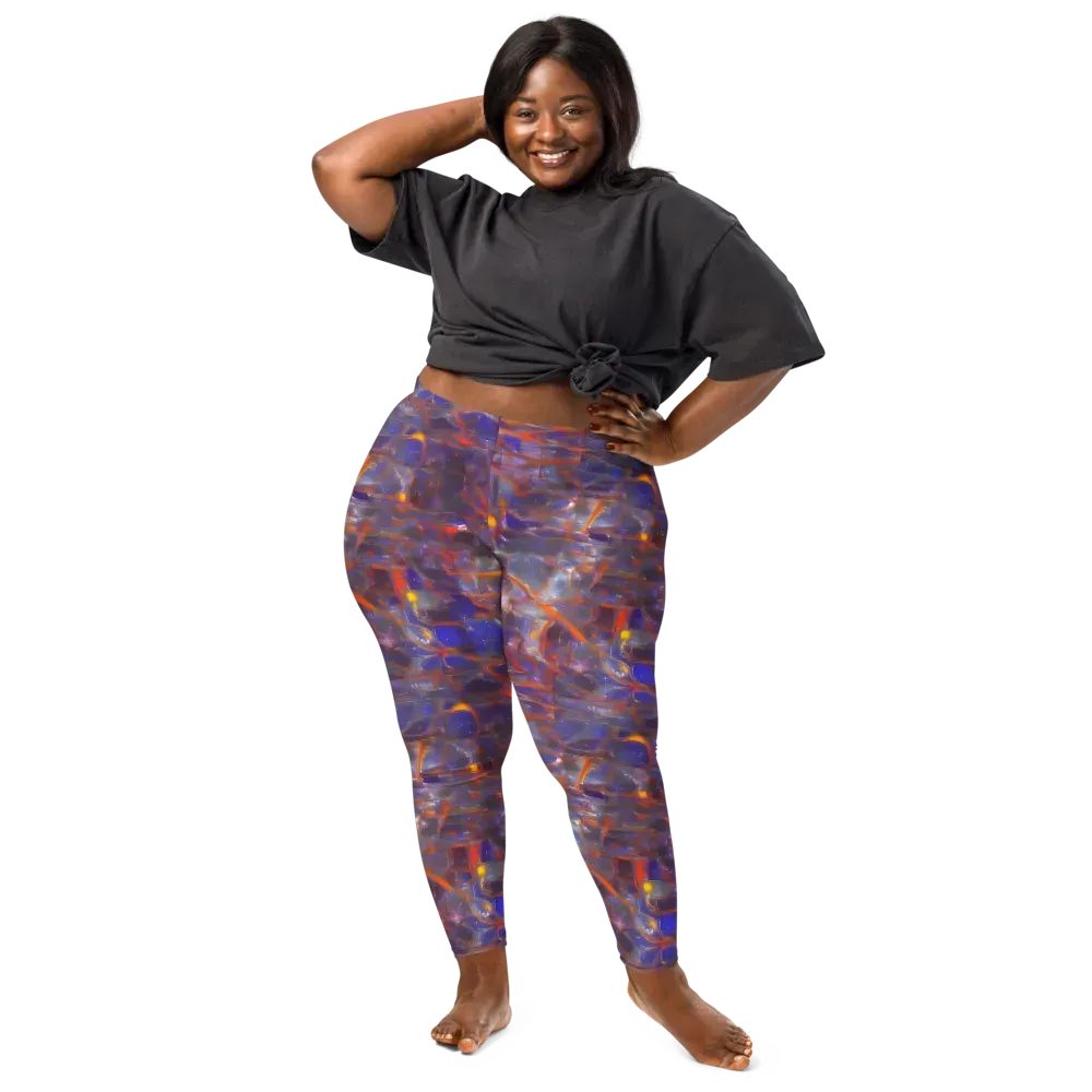 Chromatic Frenzy on Leggings — Front
