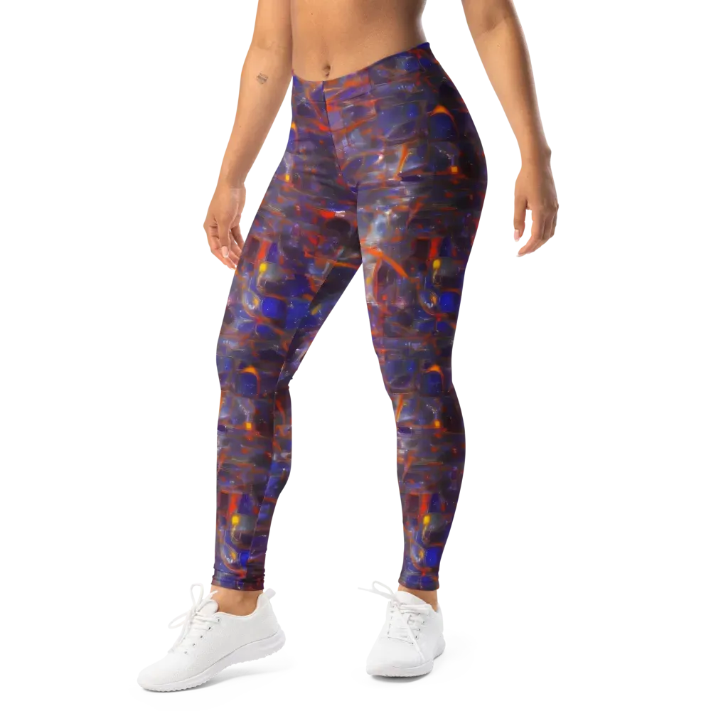 Chromatic Frenzy on Leggings — Left Front
