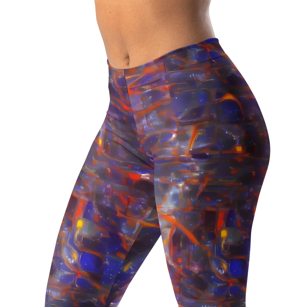 Chromatic Frenzy on Leggings — Left Front
