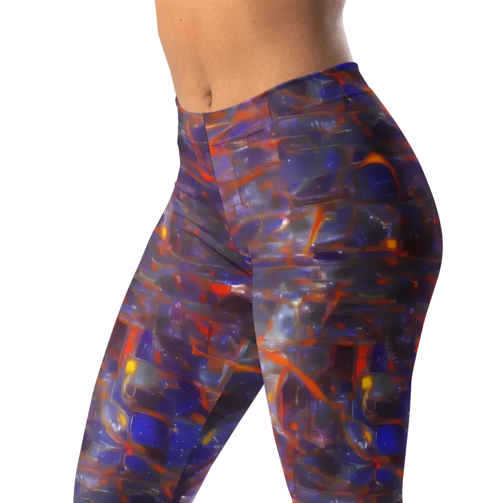 Chromatic Frenzy on Leggings — Left Front