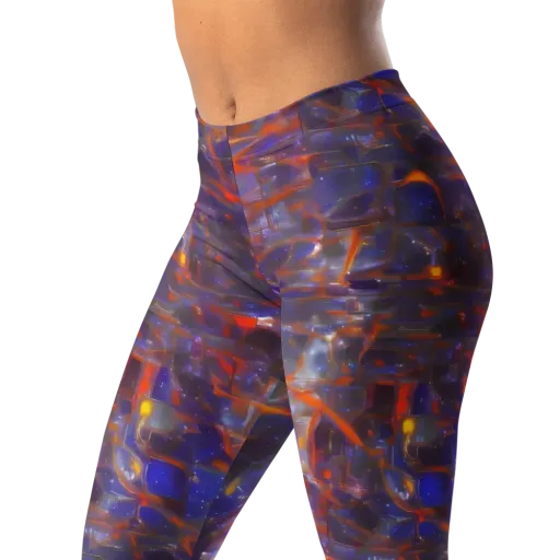 Chromatic Frenzy on a Leggings