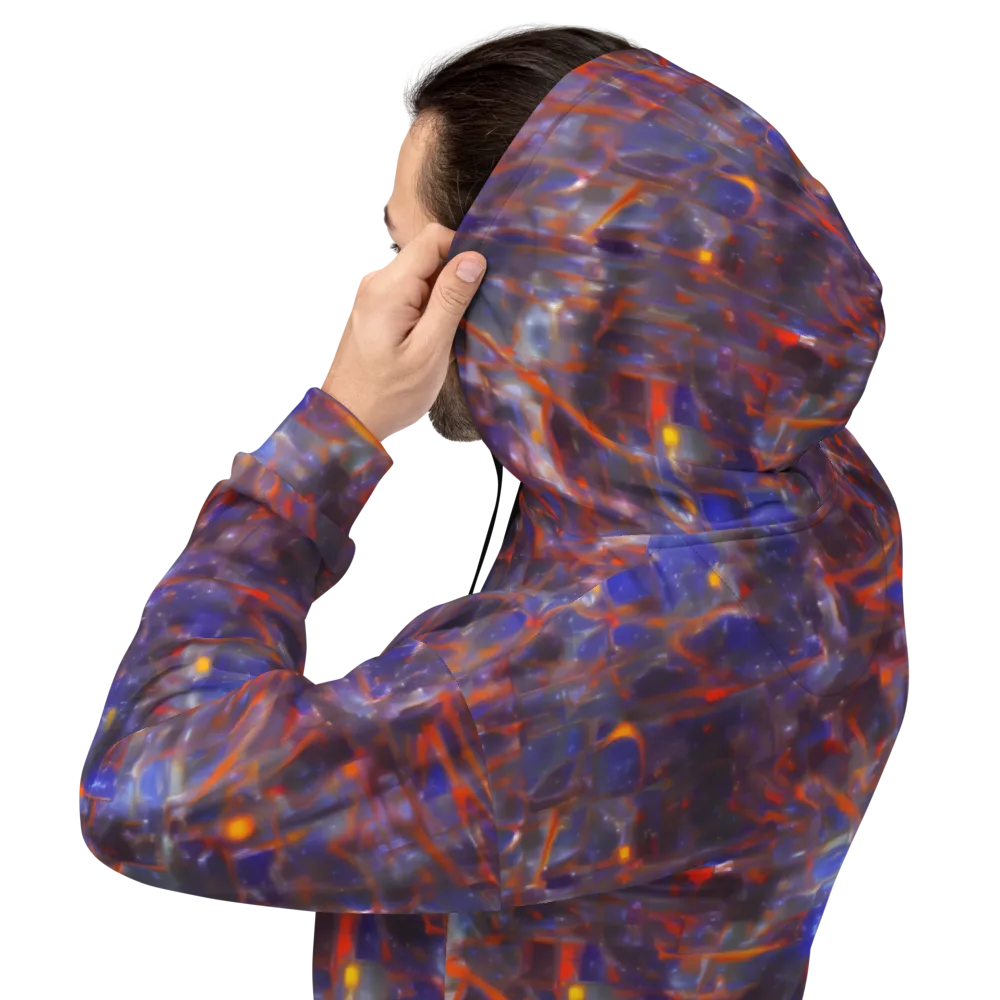 Chromatic Frenzy on Hoodie — Back