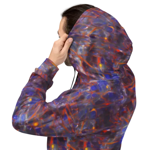 Chromatic Frenzy on a Hoodie
