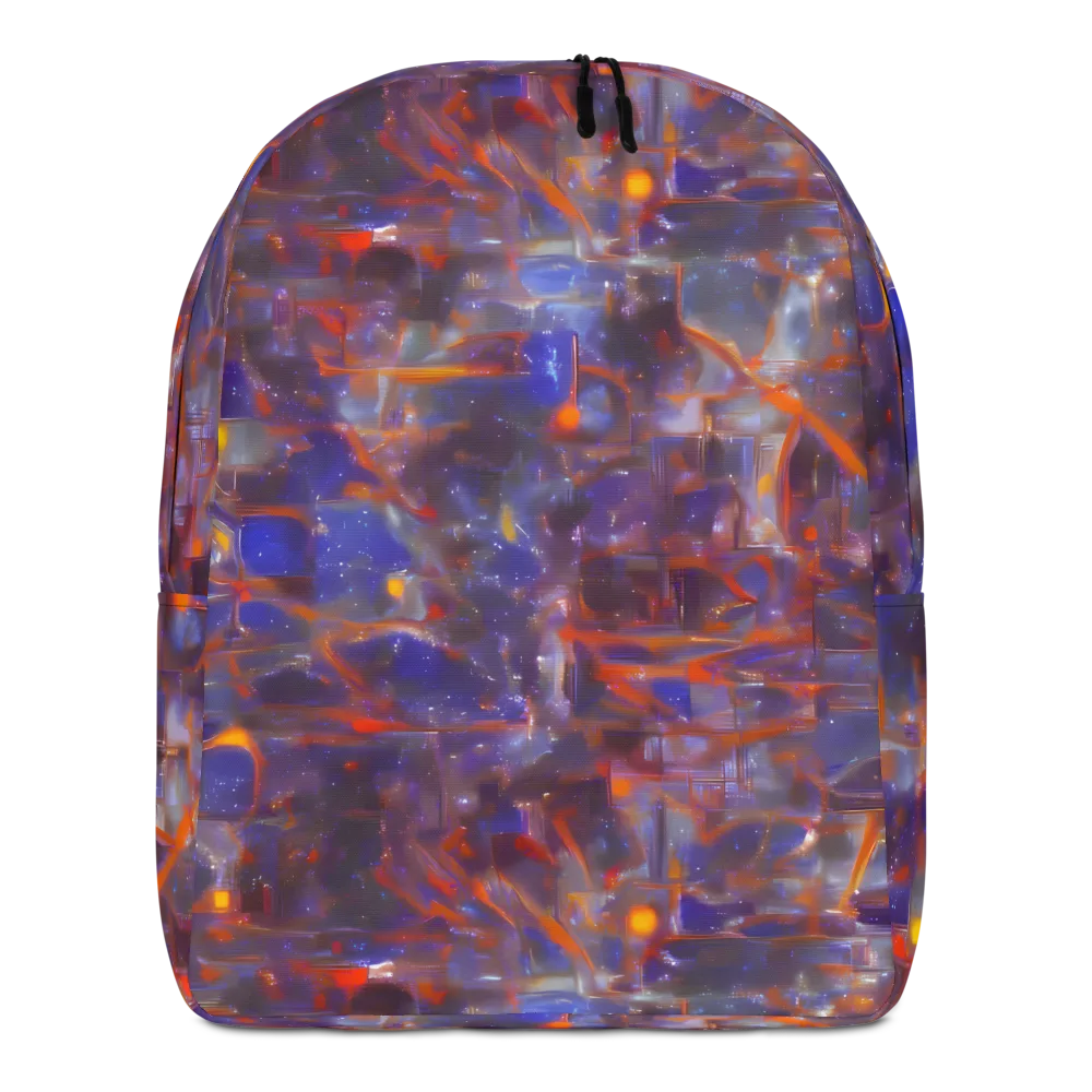 Chromatic Frenzy on Minimalist Backpack — Front