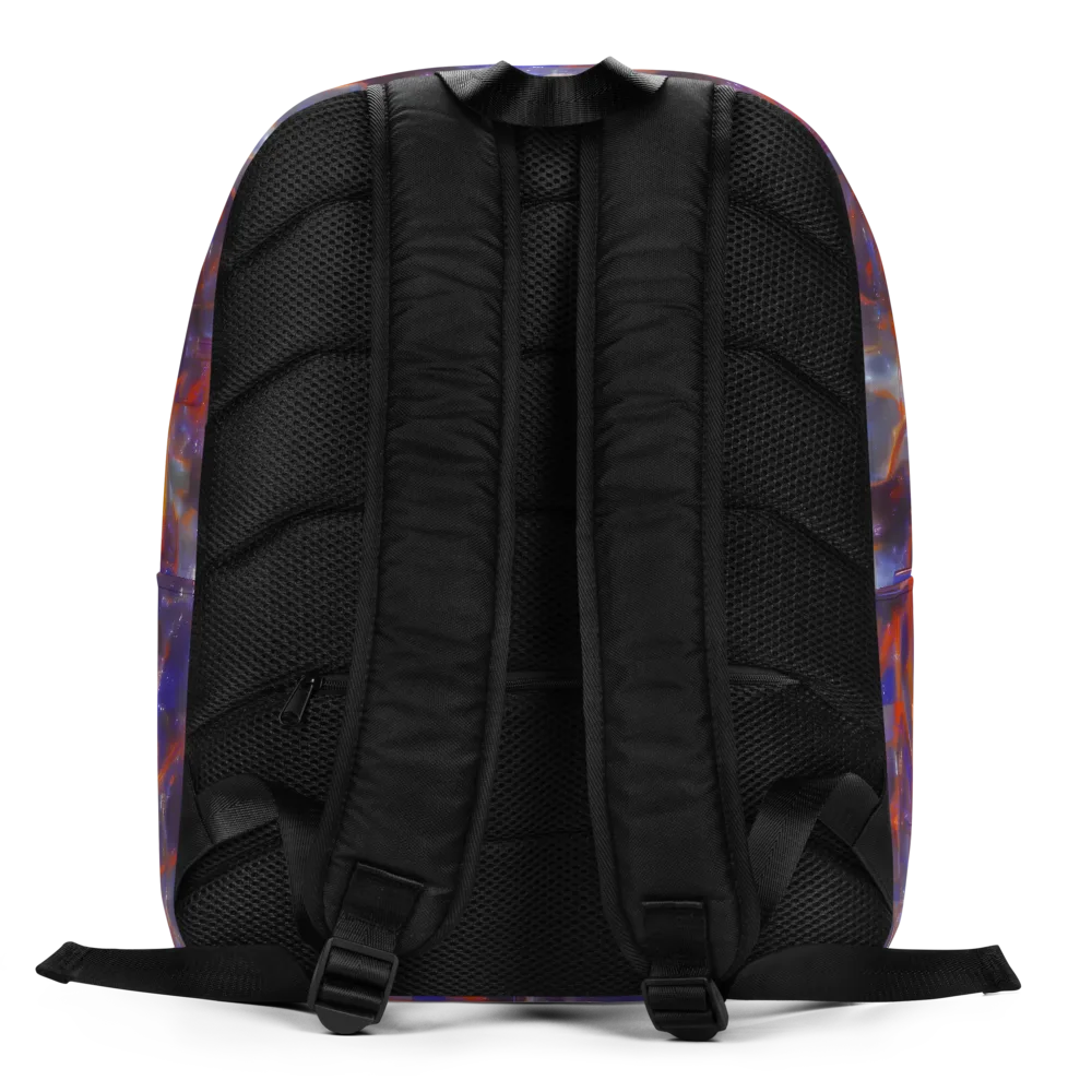 Chromatic Frenzy on Minimalist Backpack — Back