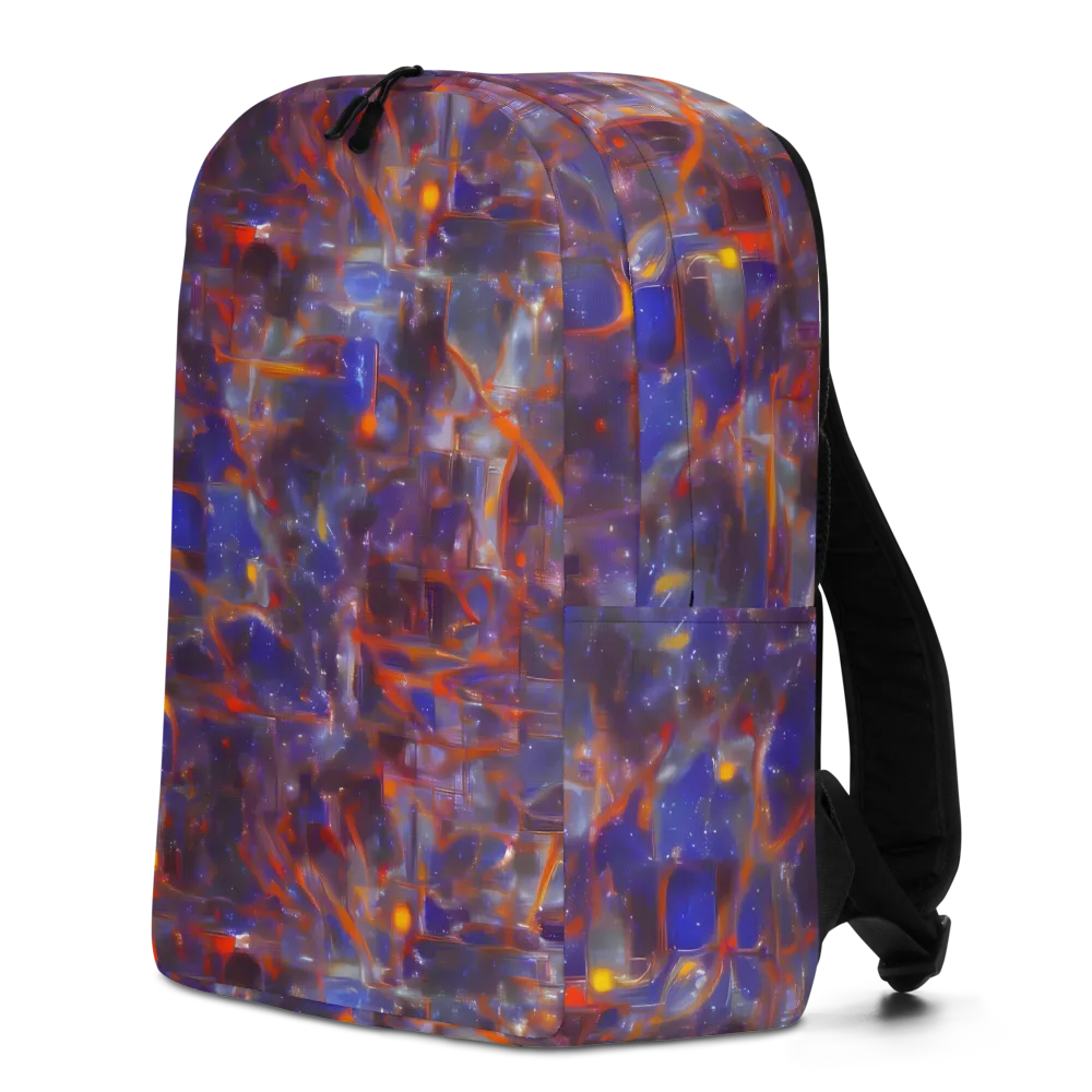 Chromatic Frenzy on Minimalist Backpack — Left