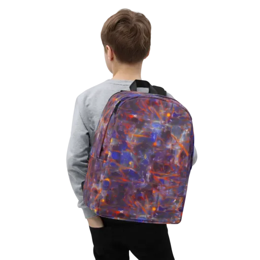 Chromatic Frenzy on a Minimalist Backpack