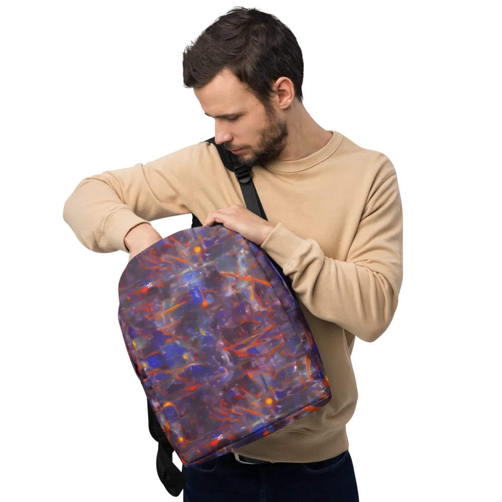 Chromatic Frenzy on Minimalist Backpack — Front