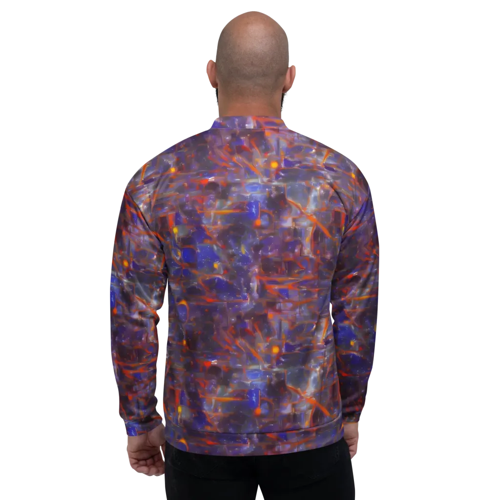 Chromatic Frenzy on Bomber Jacket — Back
