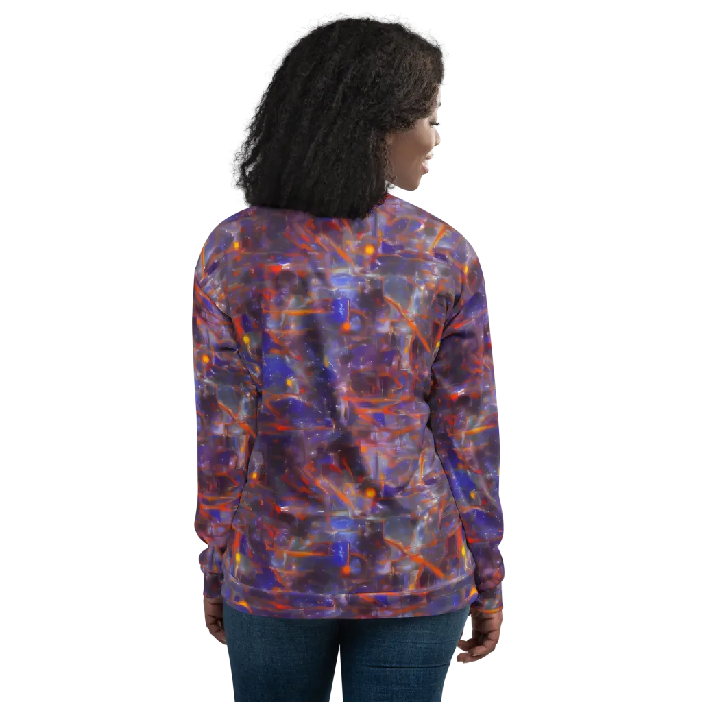 Chromatic Frenzy on Bomber Jacket — Back