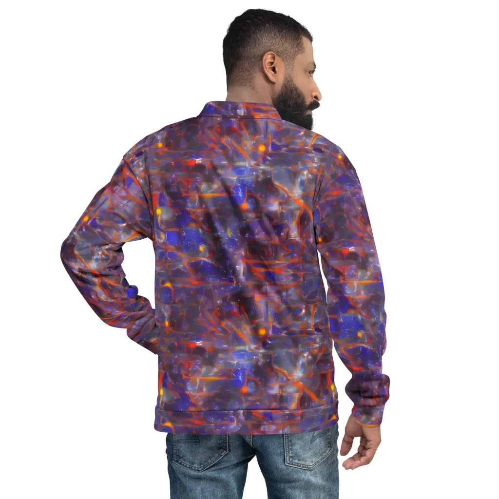 Chromatic Frenzy on Bomber Jacket — Back