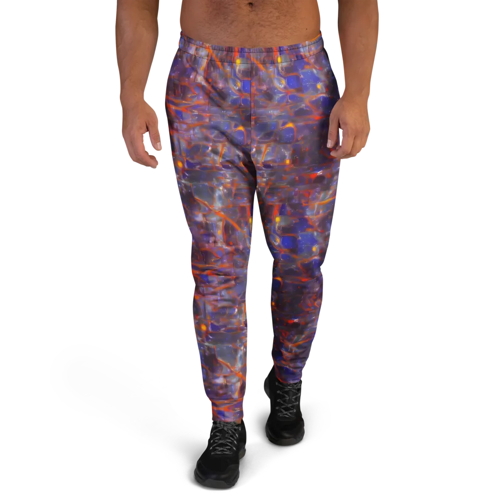 Chromatic Frenzy on Men's Joggers — Front