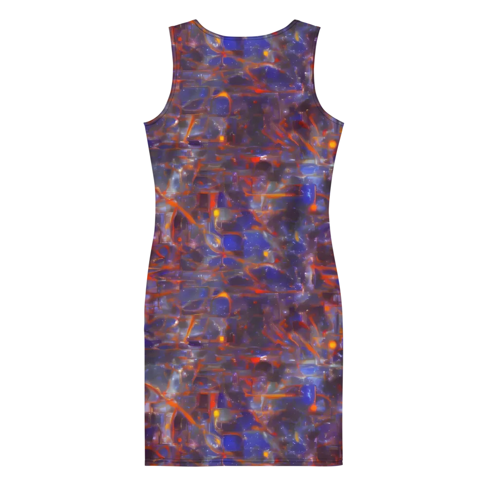 Chromatic Frenzy on Bodycon Dress — Back