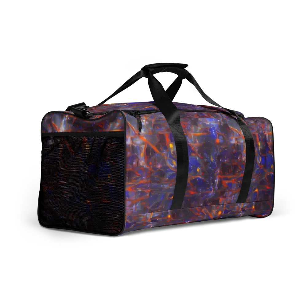 Chromatic Frenzy on Duffle Bag — Right Front