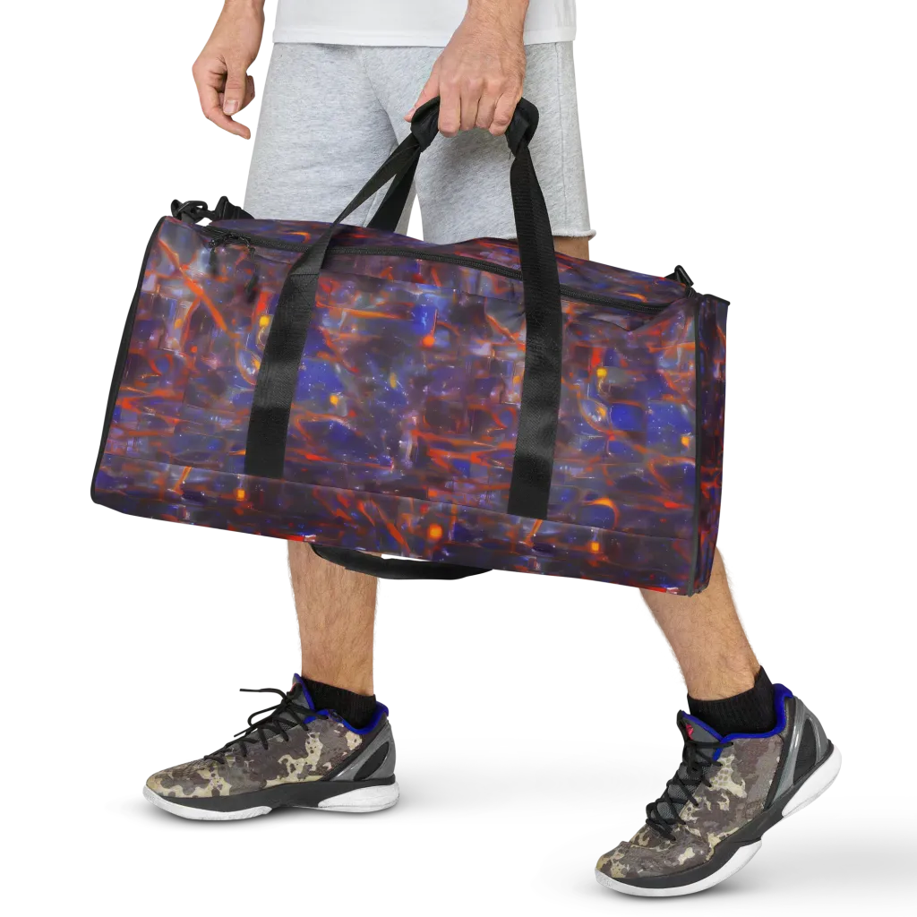 Chromatic Frenzy on Duffle Bag — Front